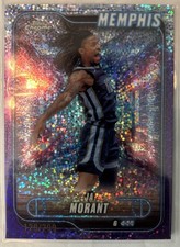 2025-26 Topps Chrome Speckle Piurple Ja Morant 129/299 Memphis Grizzlies #188