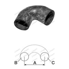 Kühlerschlauch Wapu für Fendt Farmer 103 104 105 106 5S Favorit 600 612 614 626