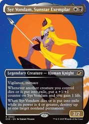 Syr Vondam, Sunstar Exemplar (Borderless) #302 Edge of Eternities