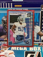 2025 Donruss Oluwafemi Oladejo Optic Preview Red Wave Prizm Rated Rookie
