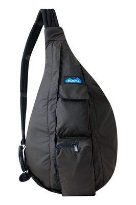 Kavu Original Rope Sack Sling Crossbody Backpack Blackout 9306-1439-