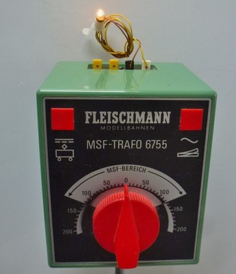 Fleischmann H0, N und Magic Train 6755 MSF-Regel-Transformator, i.O., Nr. 1, gut