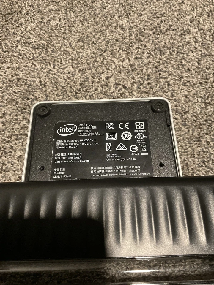 Intel NUC5CPYH Mini PC. 4 GB Ram & 120GB SSD. Great For Home Assistant - Image 3 of 4