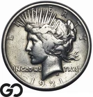 1921 Peace Dollar *Popular Key Date, 1st Year Issue*
