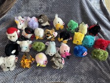 Puffkins Vintage Bundle Lot of 26 Plush Toys with Tags Some Rare 90s