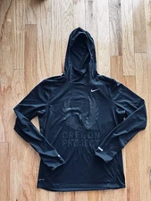 Nike Running Mens Oregon Project Lightweight Performance Stretch Hoodie Black M