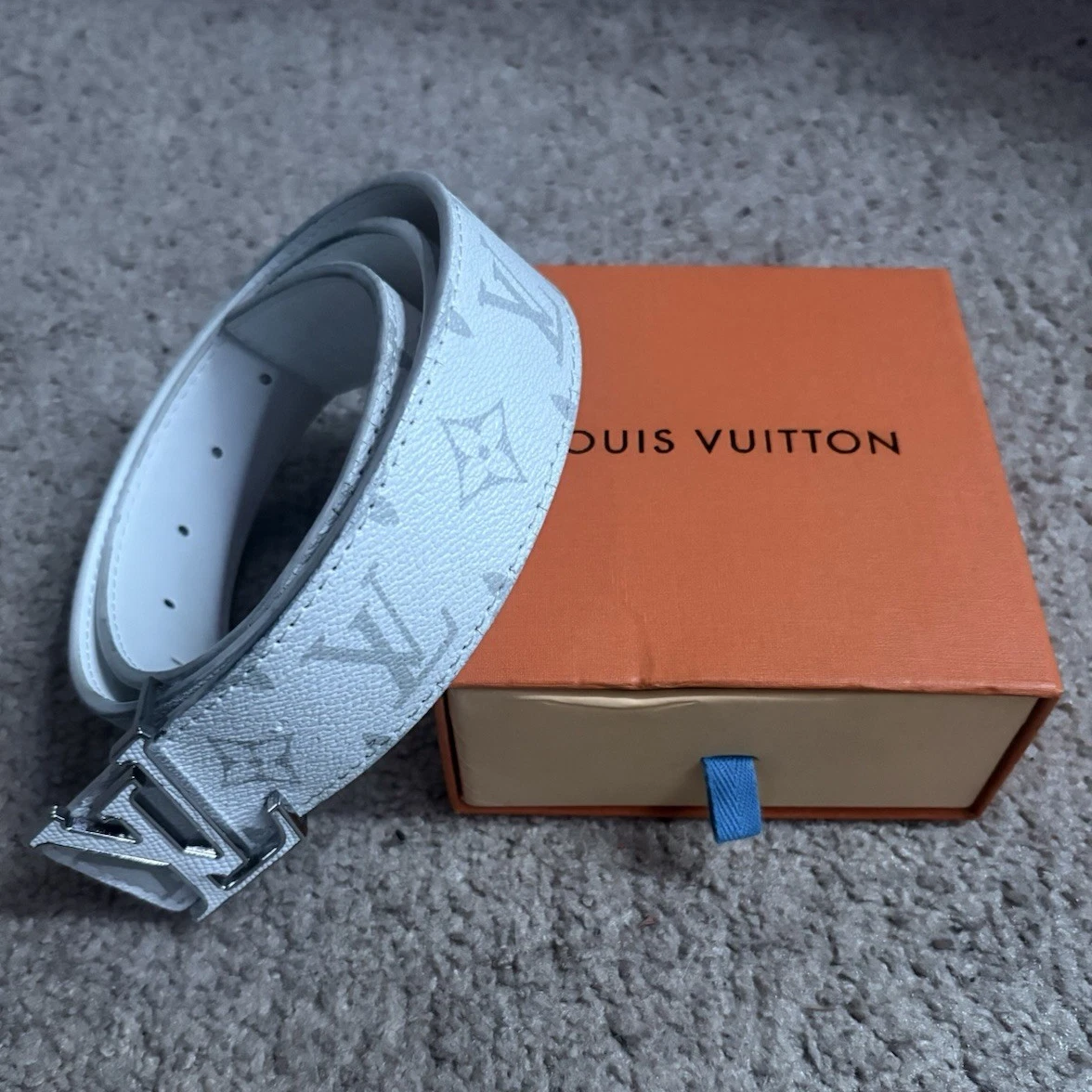 Louis Vuitton Leather White Belts for Men for sale | eBay