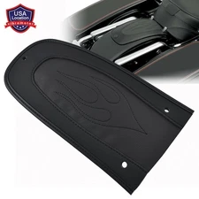 For Harley Touring Electra Glide Classic FLHTC Black Rear Fender Bib Solo Seat