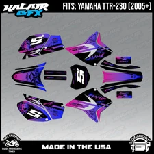 Graphics Kit for Yamaha TTR230 (2005-2023)  NightCity  Series - Pink Fade