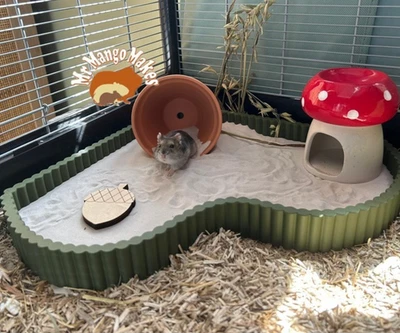 Hamster Sand Bath Dig Box, Small Animal Sand Bath, Small Animal Accessories - Image 1 of 4