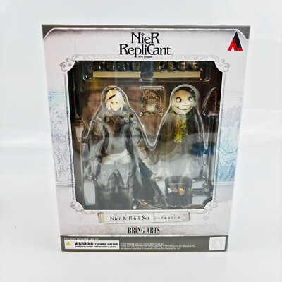 Bring Arts NieR Replicant & Emil Action Figure Set W/ Custom