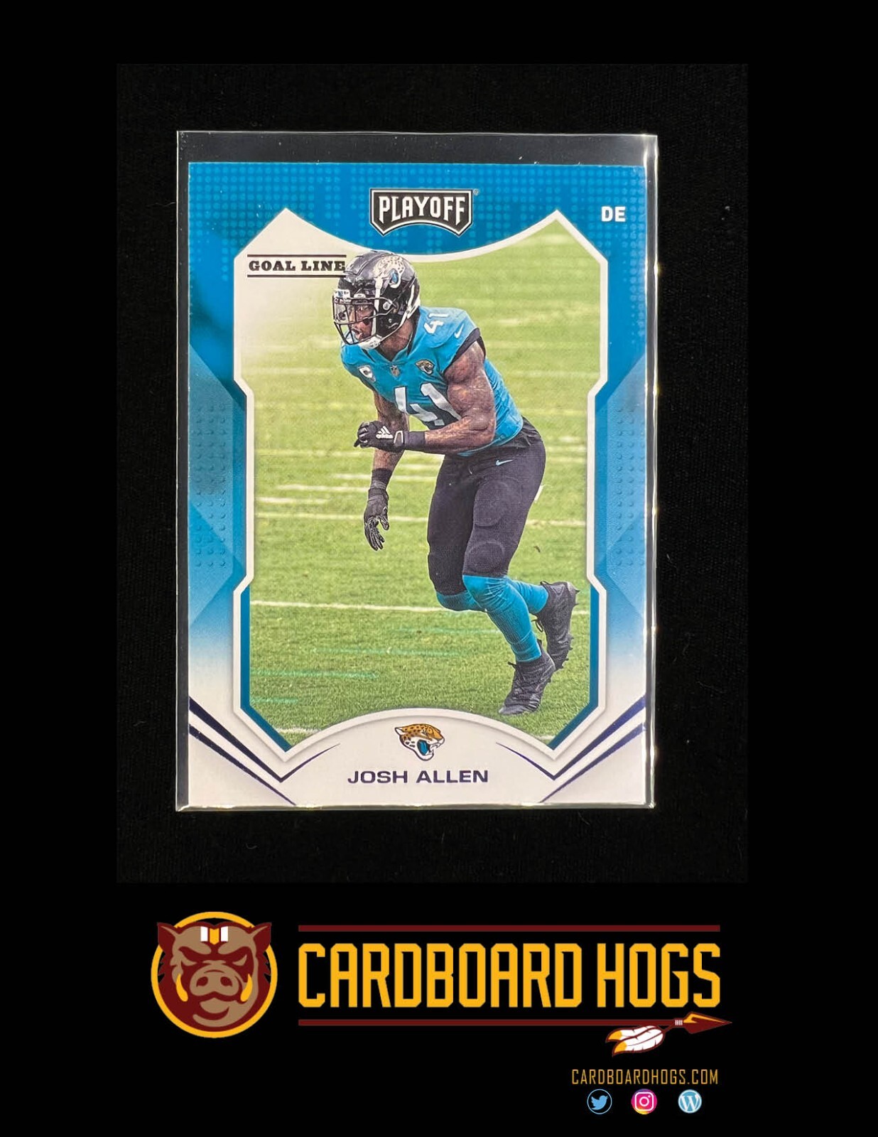 Josh Allen - 2021 Panini Playoff Goal Line SP #67 Jacksonville Jaguars