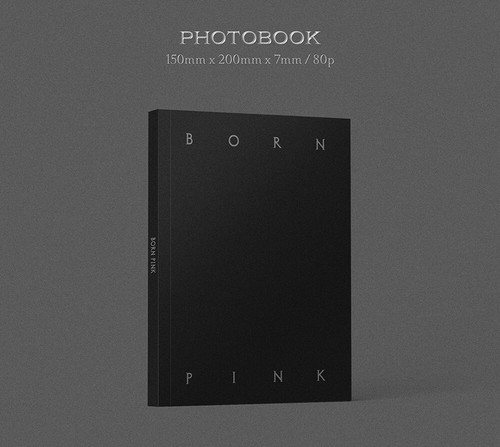 BLACKPINK 2nd Album BORN PINK BOX SET GRAY Ver. CD+P.Book+P.Card+Post+Films+Gift - Imagen 4 de 10