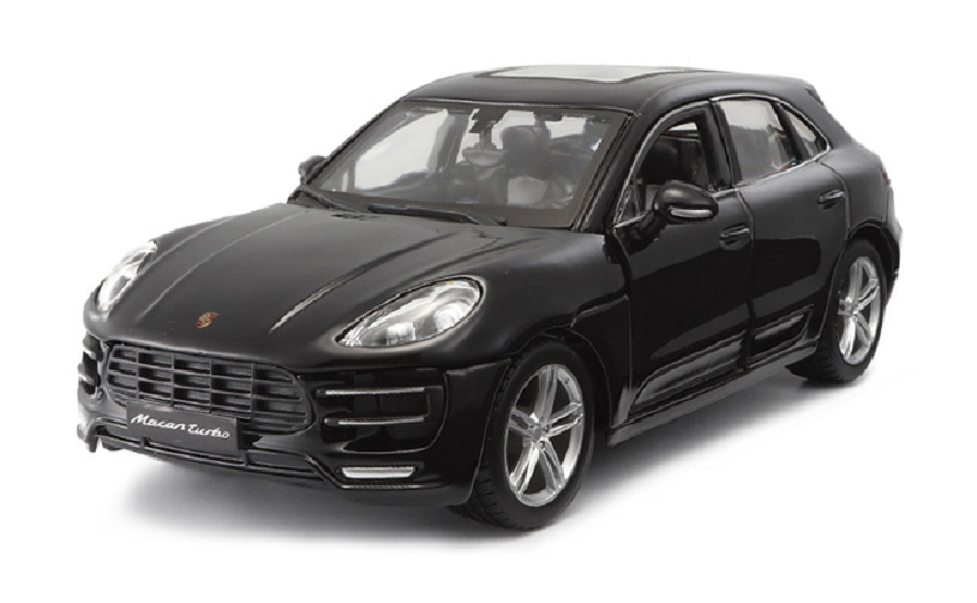 Bburago 1:24 Porsche Macan Diecast Model Sports Racing Car Toy NEW IN BOX Black