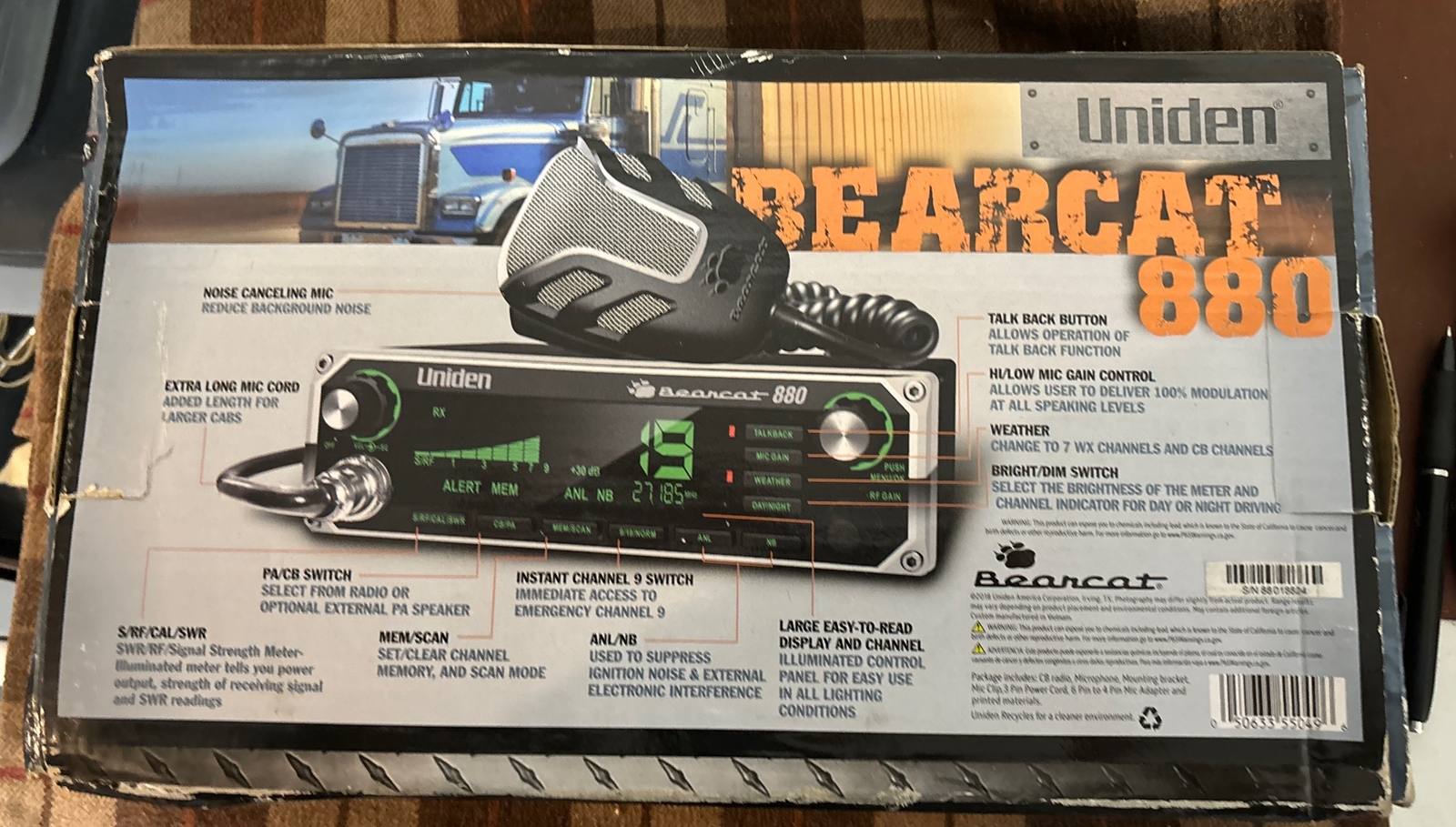 UNIDEN BEARCAT 880 CB RADIO NEW eBay