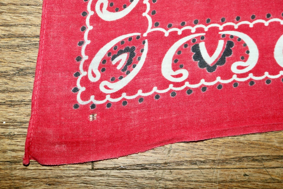 Pañuelo bandana rojo trompa de elefante Foto 2 de 3