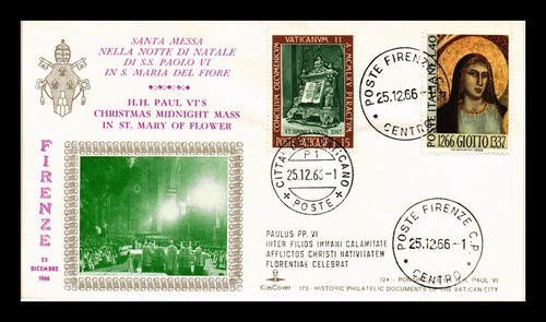 Dr Jim Stamps Vatican and Italy KimCover Cover Paul VI Christmas Midnight Mass