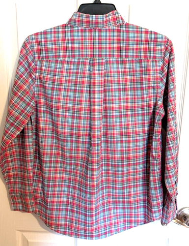 RALPH LAUREN Boy's Pastel Plaid Button Down Long Sleeve Shirt Size L (14-16) - Picture 2 of 14