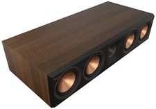 Klipsch RP-504C-II-WALNUT 4 Woofer Center Channel Speaker - Walnut Each 