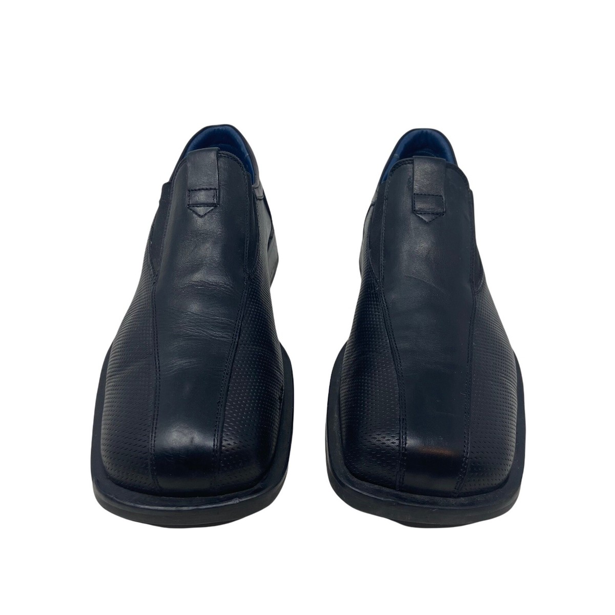 Bacco Bucci Black Leather Men display picture 1