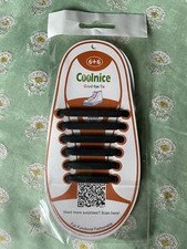 Easy No Tie Tie-free Shoelaces Elastic Silicone Flat Shoe Lace Strings Black