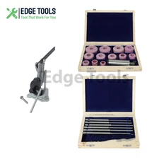 New Valve Seat Grinding Stones 12 Pcs With Stone Dresser & 6 pcs Pilots + Holder