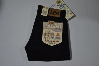Jeans Lee Seattle 710.2247 Nero Uomo fit regular (vintage) vita alta