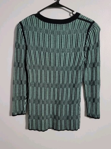 Tory Burch Blue Knit Arielle Crewneck Pullover Sweater Size S Small - Picture 11 of 14