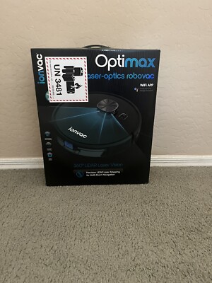 Optimax ionvac laser-optics Robovac 360° LiDAR Laser Mapping Multi-Room Navigate