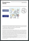 2003 ITALY CIVIL SERVICE ILLUSTRATIVE BULLETIN 7 WITH CANCELLATION UNC