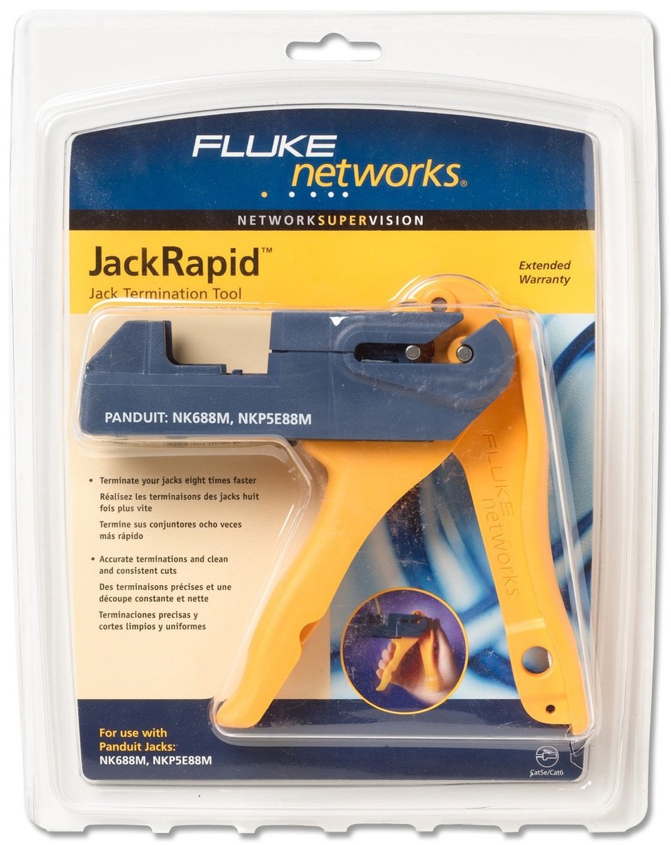 Fluke Networks JR-PAN-2 JackRapid Termination Tool for Fluke Networks JR-PAN-2 JackRapid Termination Tool for