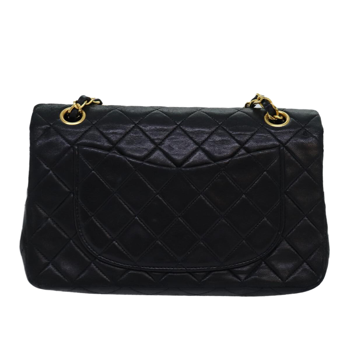 CHANELニューマドモアゼルラムスキン（Black） CHANEL シャネル マトラッセ マドモアゼルチャーム付 クラッチ