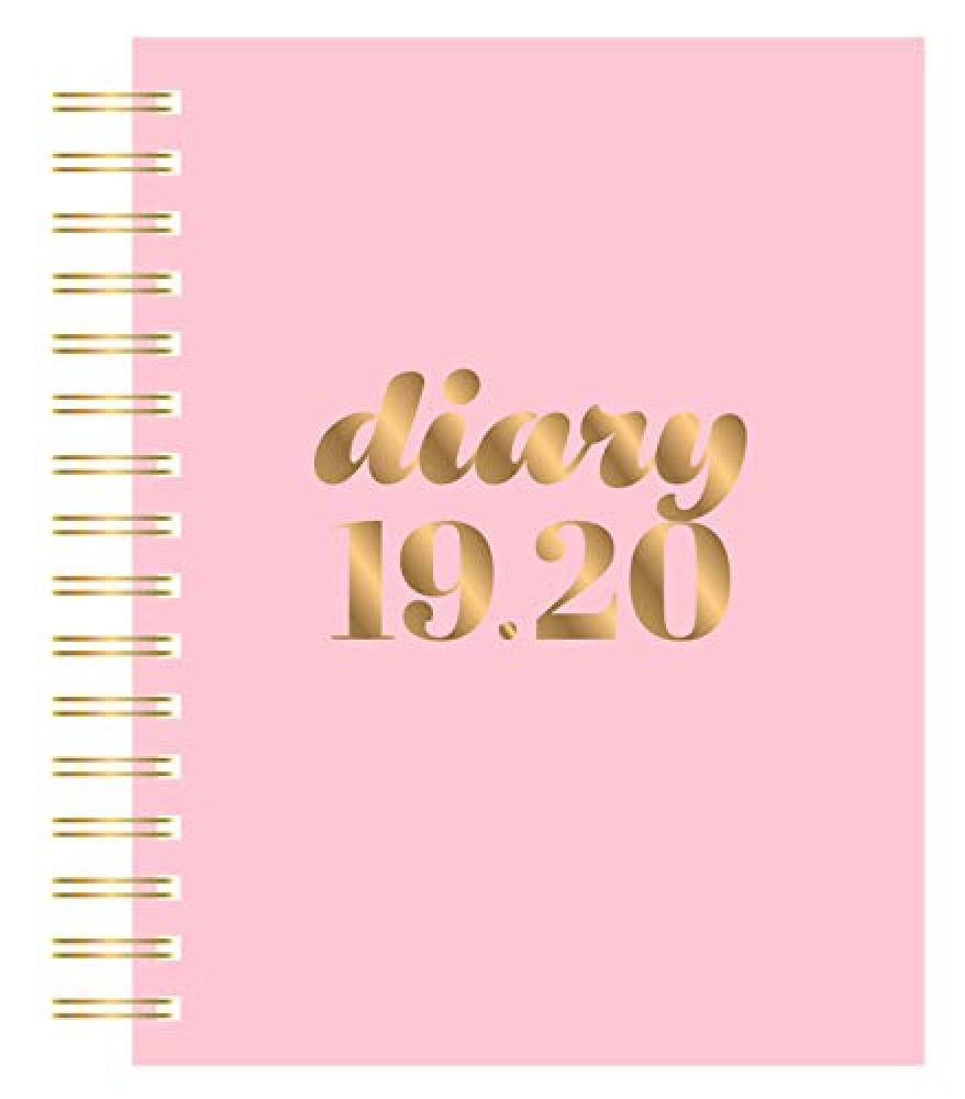 (TG. A5) Collins Scandi - Agenda giornaliera 2019-2020, formato A5 A5 rosa - NUO