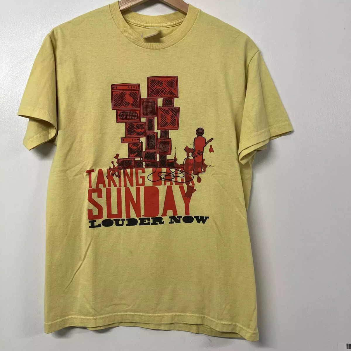Taking Back Sunday Band Louder Now Yellow Haze T Shirt Full Size S