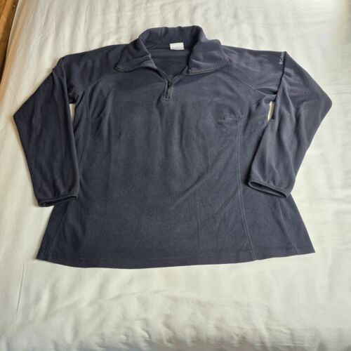 Columbia Sweatshirt Women Extra Large 1/4 Zip Fleece Sweater Pullover Base Layer