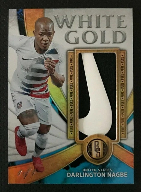 2019-20 Panini Gold Standard Darlington Nagbe White Gold Patch Pure 1 of 1 - USA