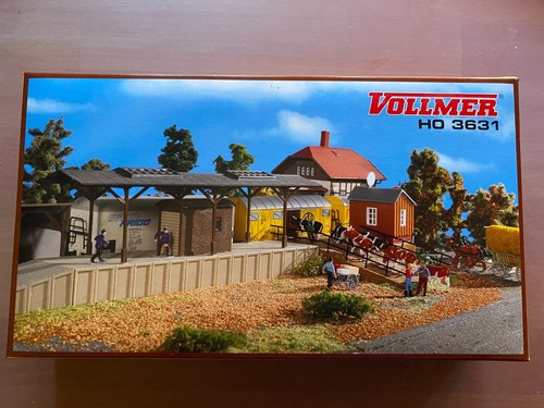 Vollmer 3631 andén con rampa de carga y anexo, kit H0 1:87 | Zustand: Neu