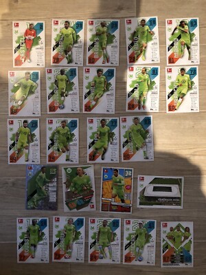 Match Attax Bundesliga 2021/2022 VfL Wolfsburg inkl. Extra/Matchwinner 23 Stück