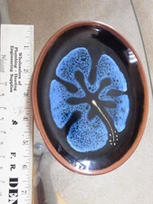 JPJ Maui Pottery Hawaiian Decor Trinket Tray Soap Dish 6-3/8" x 4-7/8" FREE SHIP