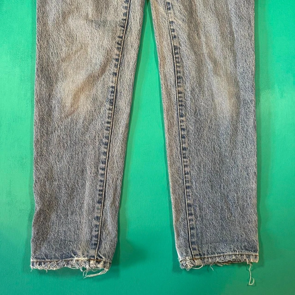 Jeans de mezclilla PePe lavado ácido vintage años 80 cintura alta lavado ácido Foto 4 de 4