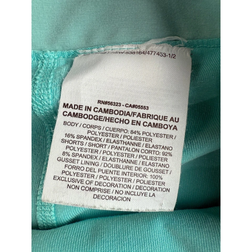 Nike Dri Fit бирюзовый плиссированные теннис юбка skort Athletic женщин размер M - Изображение 4 из 4