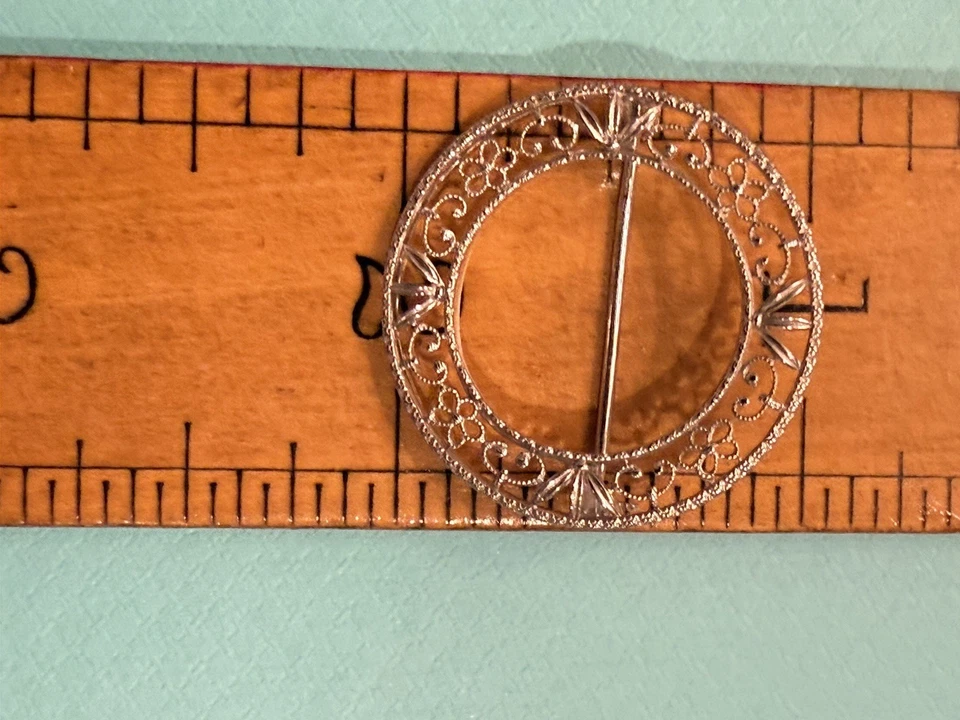 Pin oro blanco 14k Foto 4 de 4