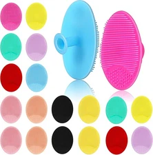 MCIGICM 20PCS Face Scrubber,Silicone Facial Cleansing Brush Exfoliator... 