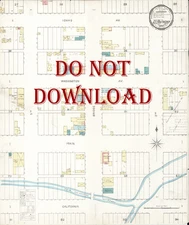 1905  Very Detailed COPY City Map St. Maries  Idaho  Perfect for researchers