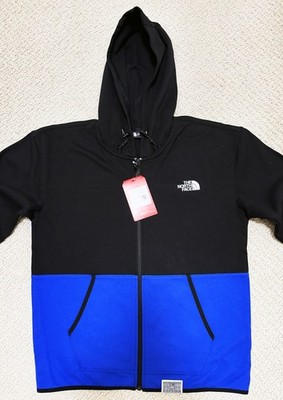 The North Face Men's Double Knit Fleece Hoodie TNF Blue/Black Size M NEW