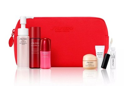 7 Piece Shiseido Intense Hydration Wrinkle Smoothing Skincare Travel Set Exp2028