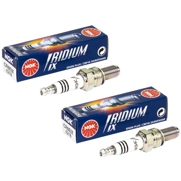 Bujía Marine NGK 2 X Iridium CR8EIX para Bombardier GTi GTS 90 Spark 900 Ace 