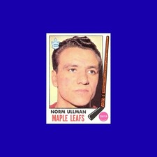 1969-70 Topps Hockey Norm Ullman #54 - Toronto Maple Leafs - Mint