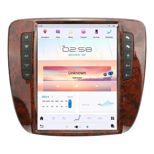 13" For Gmc Yukon Chevrolet 2007-2014 Tesla Car Stereo Radio Carplay Gps Navi - Imagem 2 de 4