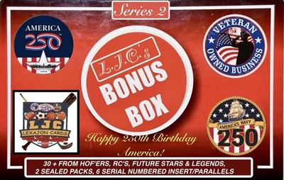 LexaJon Cards EXCLUSIVE: NEW L.J.C.'s BONUS   SERIES 2 + Free   & VET DONATION